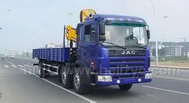 江淮小三軸隨車(chē)起重運輸車(chē)圖片